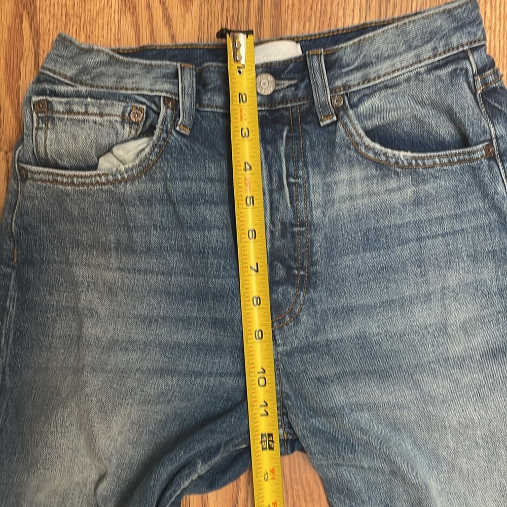 Boyish High Rise Blue Jeans - Picture 15 of 15